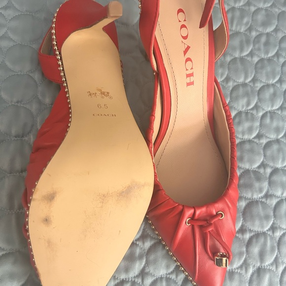 COACH slingback Heels - Picture 4 of 8